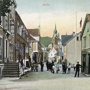 View of Molde, Romsdal Peninsula, Norway