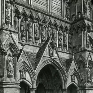 West Front, Salisbury Cathedral, Wiltshire, England