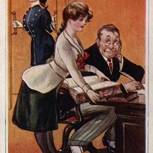 Women Workers Lady Clerk WW1