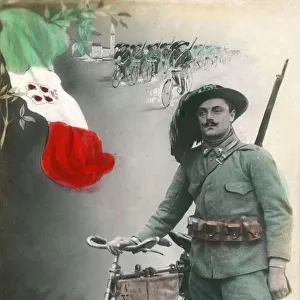 WW1 - Italy - A cycling sharpshooter - Bersaglieri