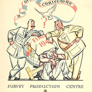 WW2 Christmas Card, Survey Production Centre