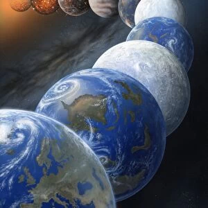 Formation of the Earth, artwork