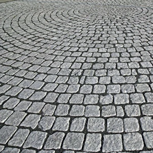 Granite paving