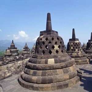 Buddhist Temple, Borobudur, Java, Indonesia