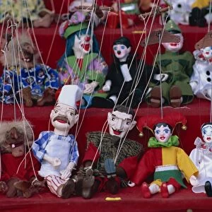 Marionette puppets for sale, Prague, Czech Republic, Europe