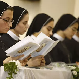 Ordination of nuns of the Sisters of the Rosary, Beit Jala, Palestine National Authority