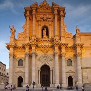 Piazza Duomo, Ortiga, Siracusa, Sicily, Italy, Europe