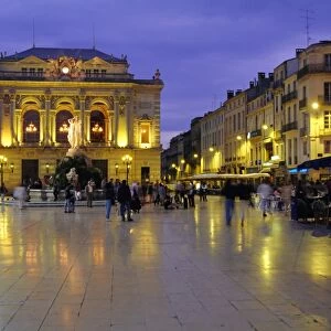 Place de la Comedie, Montpellier, Herault, Languedoc, France, Europe