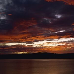 Sunset over Lake Baringo