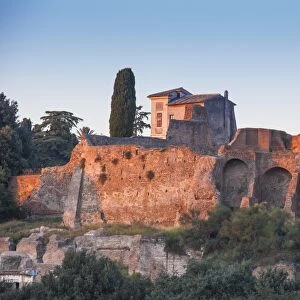 View of Palatino, Rome, Lazio, Italy, Europe