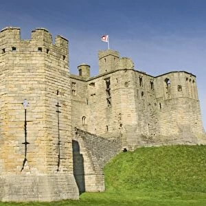 Warkworth Castle, Northumbria, England, United Kingdom, Europe