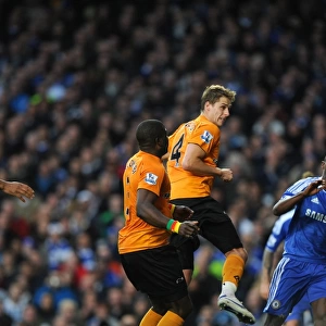 David Edwards in Action: Chelsea vs. Wolverhampton Wanderers - Barclays Premier League Soccer