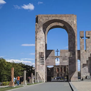 Armenia, Echmiadzin complex, Gate of Saint Gregory and the open-air altar