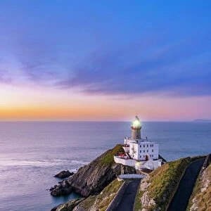 Baily Lighthouse at dawn, Howth, County Dublin, Ireland