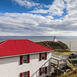 Canada, New Brunswick, Bay of Fundy, Cape Enrage, Cape Enrage Lighthouse