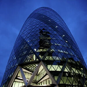 The Gherkin (Swiss Re building), London, England, UK