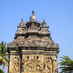 Indonesia, Java, Magelang, Borobudur, Candi Powon