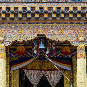 Inside the Punakha Dzong, also known as Pungtang Dewa chhenbi Phodrang. Punakha, Bhutan