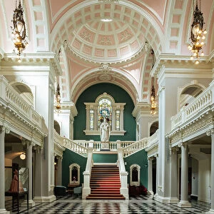 Interior of Victoria Hall, Woolwich Town Hall, Woolwich, London, UK