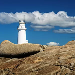 Lighthouse, Virxe da Barca, Muxia, Galicia, Spain