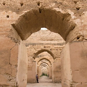 North Africa, Morocco, Meknes district, Aqueduct