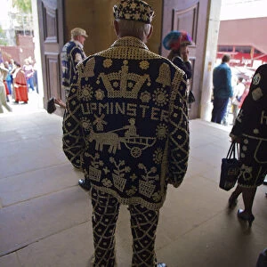 Pearly King and Queens Harvest Festival, London, England, UK