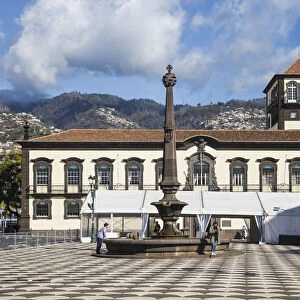 Portugal, Madeira, Funchal, Town Hall Square, City Hall