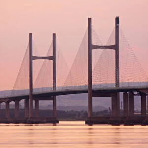 Second Severn Crossing over River Severn between England & Wales, Gloucestershire