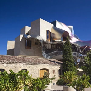 Spain, La Rioja Area, Alava Province, Elciego, Hotel Marques de Riscal, designed by