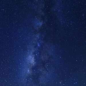 USA, Hawaii, The Big Island, Milky Way from Mauna Kea Observatory (4200m)