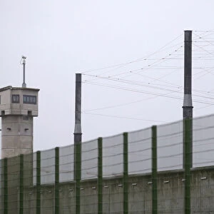 View of Nantes jail in Carquefou near Nantes as prison wardens attend a nationwide