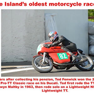 The Islands oldest motorcycle race winner