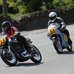 Patrick Walker (Norton) and Ian Bainbridge (Norton) 2007 Pre TT Classic