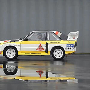 Audi Sport Quattro S1 (Group B rally car) 1985 white multi
