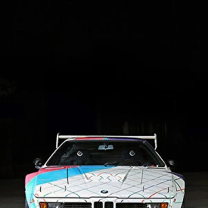 BMW M1 Art Car (painted by Frank Stella), 1979, White, purple, blue