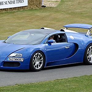 Bugatti Veyron Grand Sport blue 2009 Goodwood FOS 09