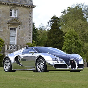 Bugatti Veyron Pur Sang, 2009, Silver (chrome), & black