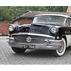 Buick Century, 1956, White, & black