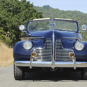 Buick Eight Roadmaster Convertible Coupe, 1940, Blue, dark