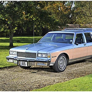 Chevrolet Caprice Estate, 1987, Blue, & brown