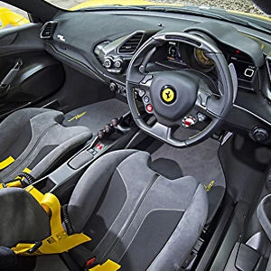 Ferrari 488 Pista 2019 Yellow black stripe