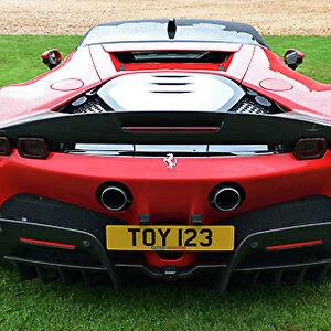 Ferrari SF90 Stradale (with Fiorano pack, £430k) 2021 Red and black