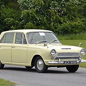 Ford Consul Cortina, 1964, Yellow, pale