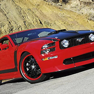 Ford Galpin Auto Sports Boss 302 Mustang, 2007, Red, & black