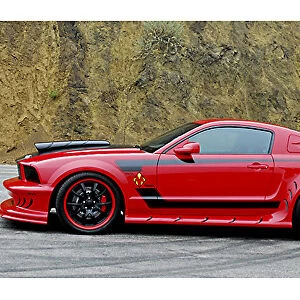 Ford Galpin Auto Sports Red Mist Mustang, 2008, Red
