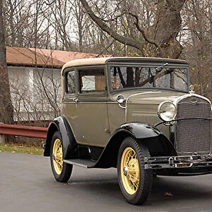 Ford Model A Victoria Leatherback 1931 Beige