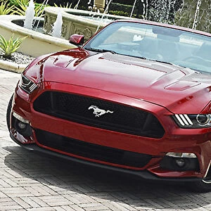 Ford Mustang GT Convertible, 2015, Red, metallic