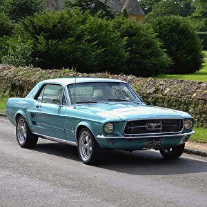 Ford Mustang Notchback 1967 Blue metallic