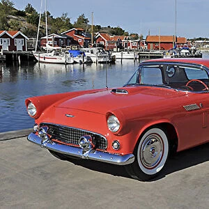 Ford Thunderbird, 1955, Red