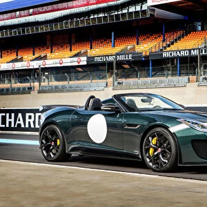 Jaguar Project 7 (ltd edition F-Type Speedster), 2014, Green, & white